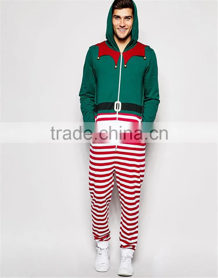 PA0009A Loungewear Christmas Elf Onesie With Bells