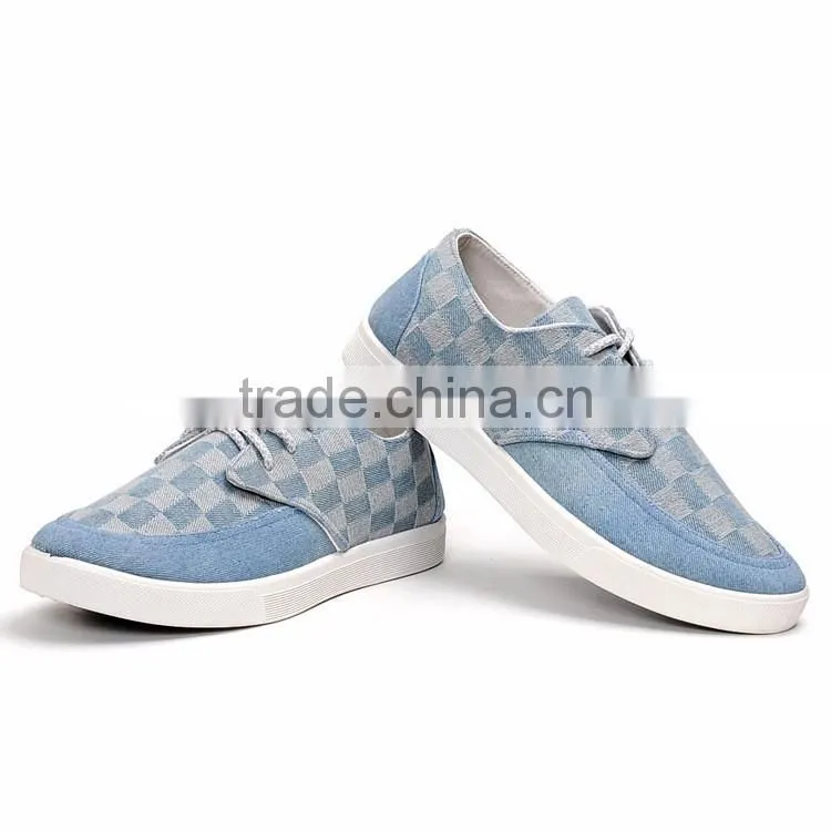 New fashion designs canvas shoes men sneakers manufacturer china 2017