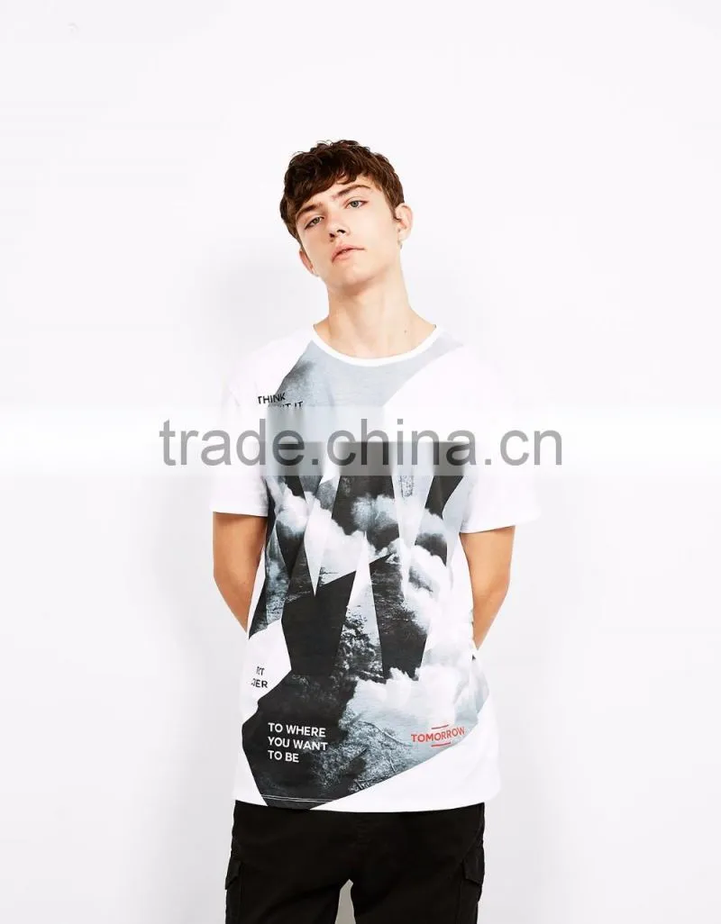 MGOO High Quality 100% Polyester Sublimation Printing Tshirt Customized T-shirt With Photo OEM Dri Ffit Shirts