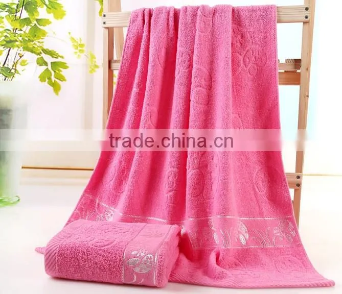 dark color high quality solid color cotton bath towels