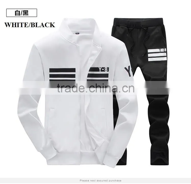 New Design Quality Young Men Training Athletic Clothes Sets Sports Leisure Wear