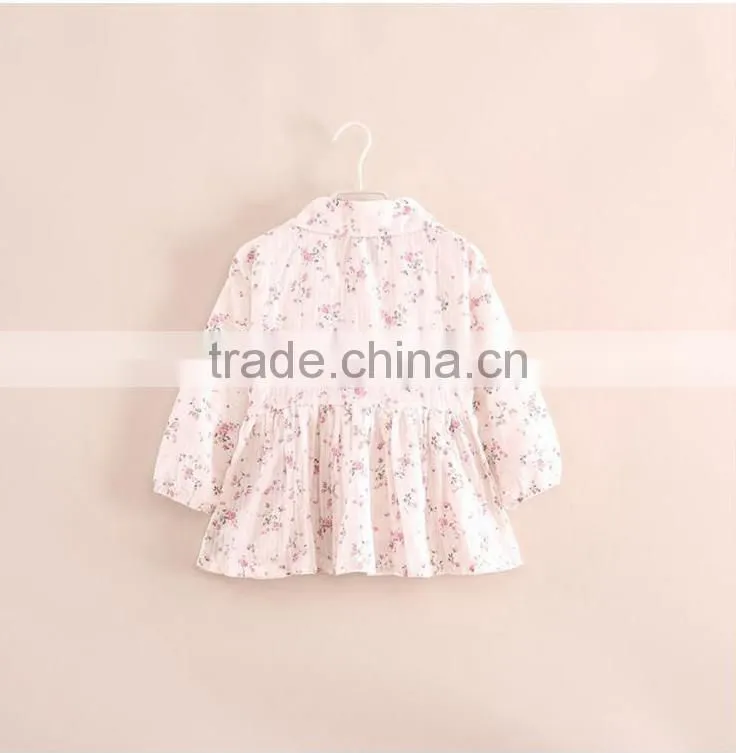 fashion wholesale children's shirts for 4-16 years girl in fall