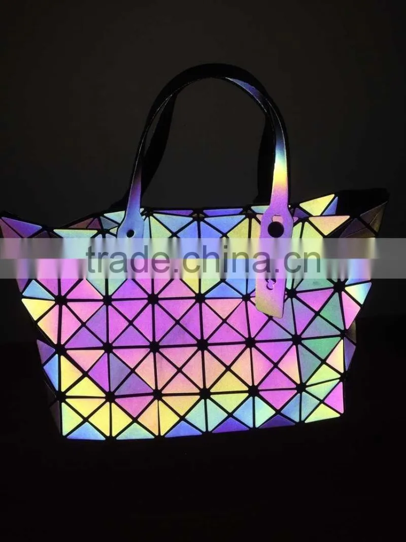 2017 new fantastic rainbow organza iridescent fabric for shoes