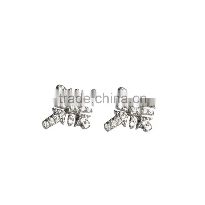 Hot selling Fashion Stud Earrings,Crystal Earrings Jewelry For women