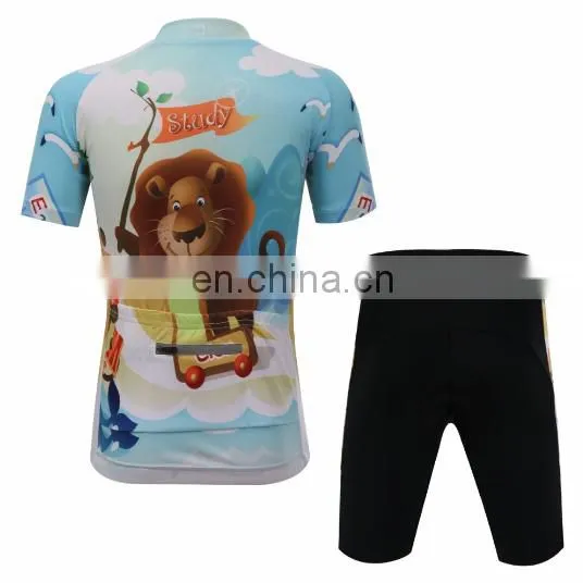 Comfortable Boys Children Cycling Jerseys Tight Bicycle Short Clothes Outdoor Sports Clothing For Kids
