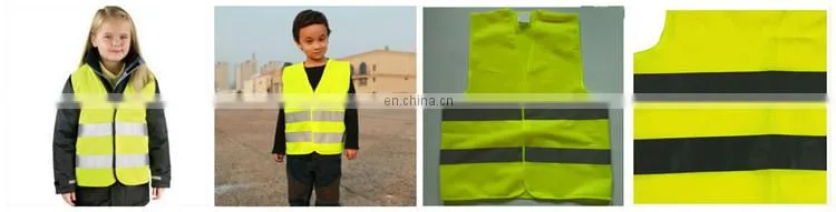 Custom light orange children vest in summer