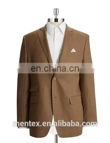 2017 Men's Black Brown Linen Slim Fit Blazer