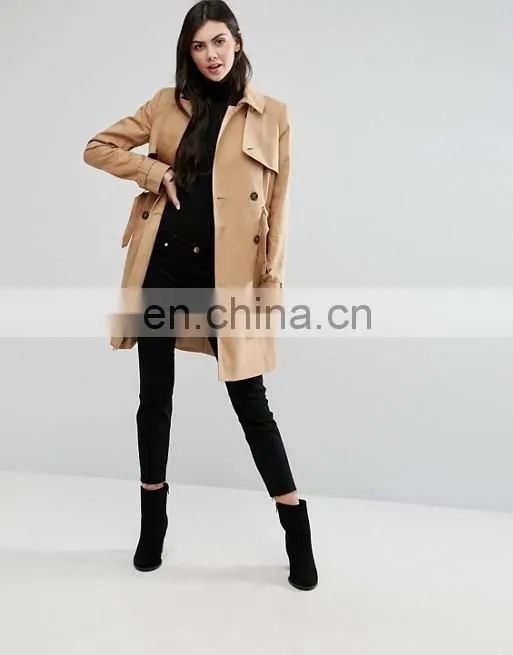 Ladies Fashion women Long Dust Coats