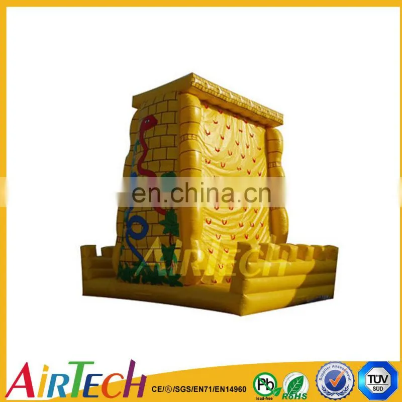 Giant inflatable rock climbing wall from China