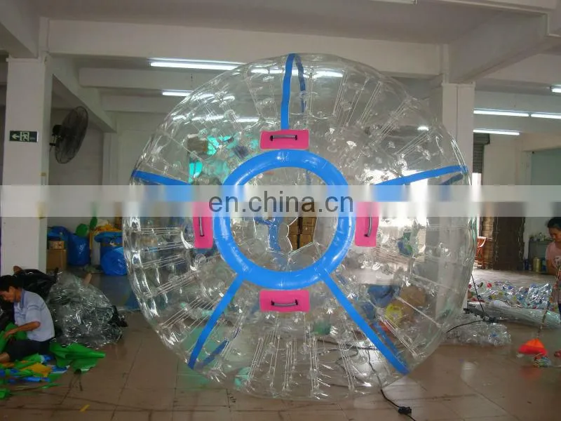 Popular inflatable water zorb ball with paddle