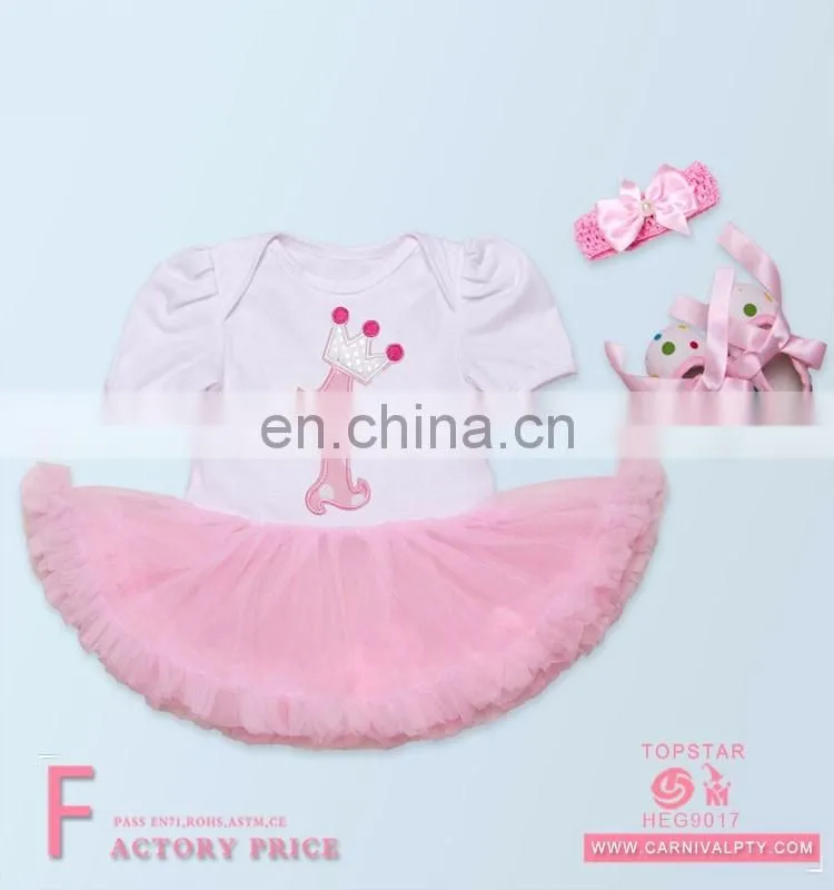 New fashionable baby children kids lace dresses set red cotton long sleeveless skirt +shoes +rosette