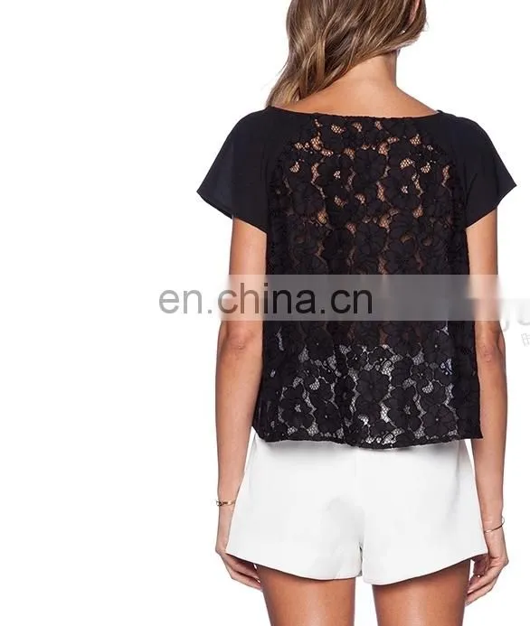 Top quality trendy women chiffon blouse