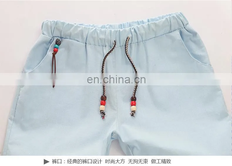 Yihao Trade Assurance Men's linen shorts plus size mens short pants casual sports shorts custom men jogger pants for boys