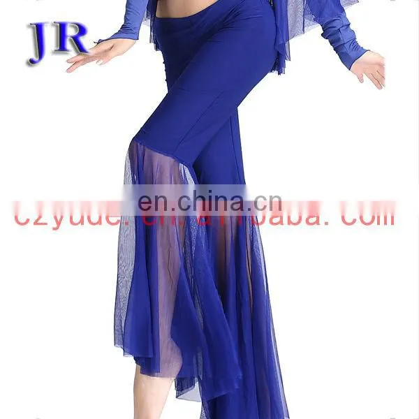 Sexy beautiful net cloth and crystal women belly dance costume pants K-4023#