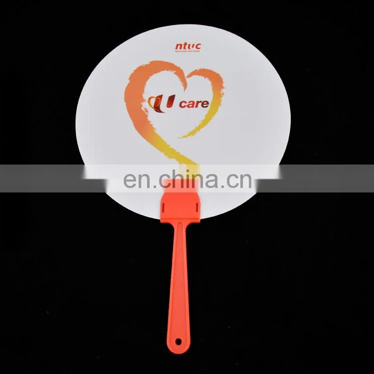 wholesale custom pp hand fan