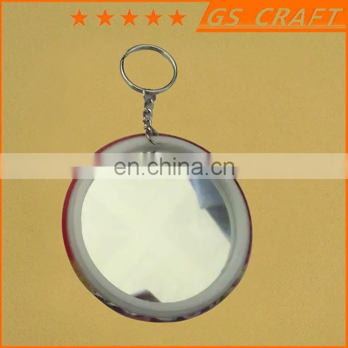 high quality button bottle opener keychain / magnetic button badge / mirror badge