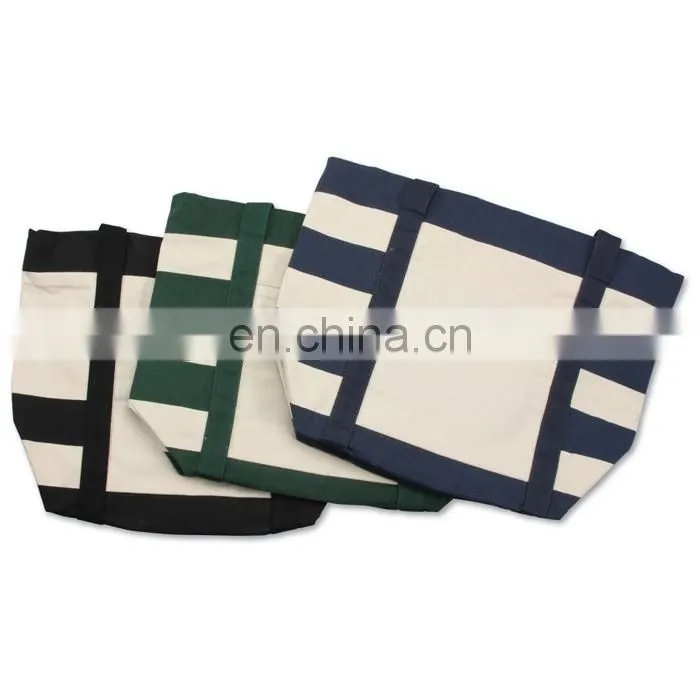 XD1014 Canvas stripe multifunctional handbag New fashion wholesale custom hot style high quality canvas bag