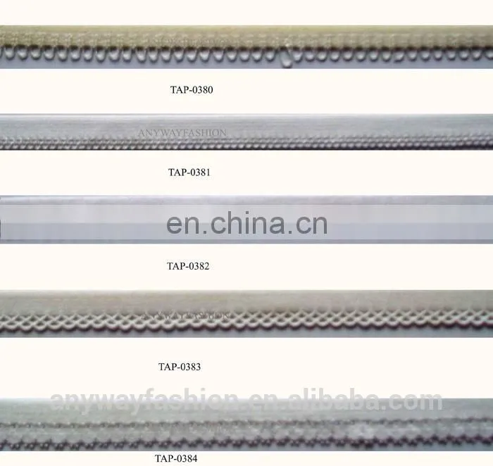 Beige width cotton woven ribbon