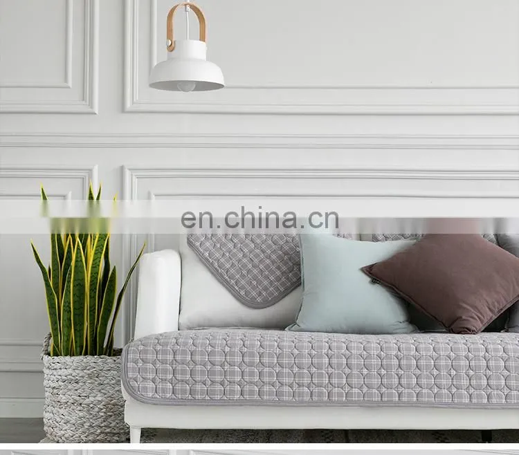 New Arrival High Quality 100% cotton Sofa Furniture Cover Cool Summer Use Latex Sofa Cover Protector