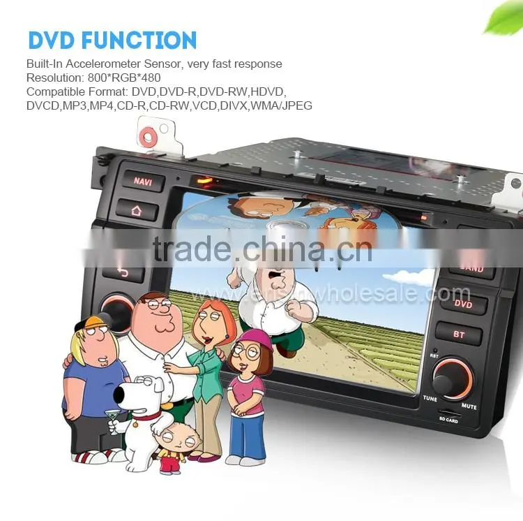 Erisin ES7146B 7" 1 Din Touch Screen Auto Car DVD for 3er E46 M3