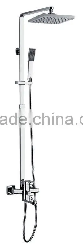 Elegant Style Wall Mounted Complete Bathroom Rain Shower Sets