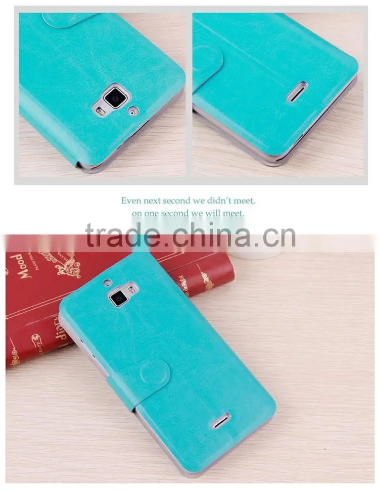 MOFi Case Celular Leather Flip Dot View Cover for Coolpad Dazen F1, Mobile Handset Coque Back Housing for Coolpad 8297
