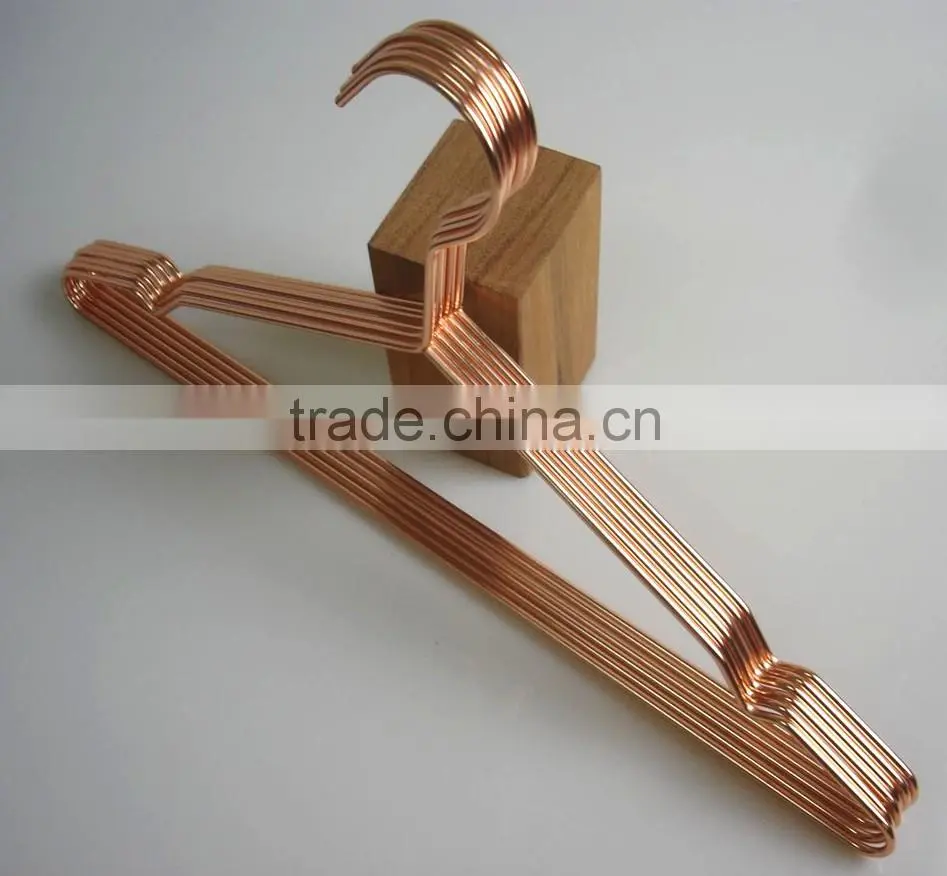 rose gold copper metal hanger