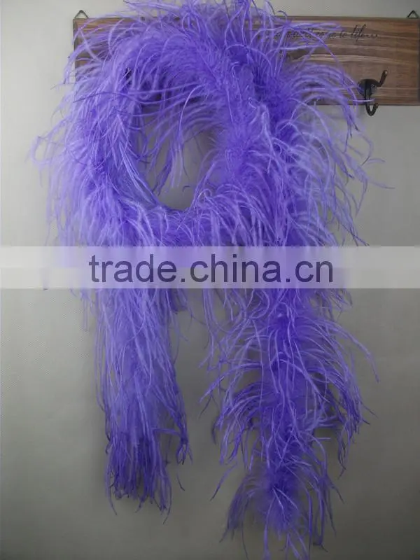 Wholesale Feather Dyed Ostrich Feather Boa For Decorate