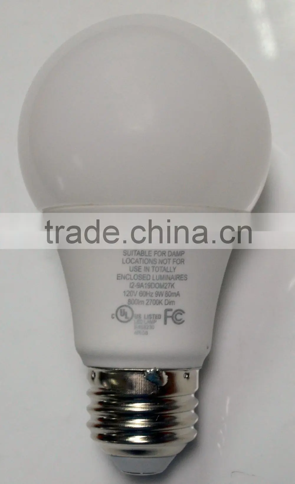60W incandescent replacement 800lm Household Omni A19 LED