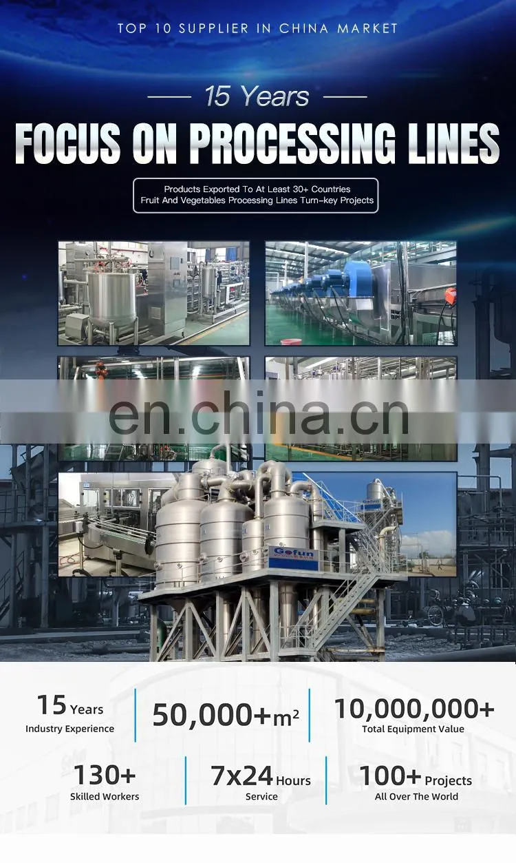 Multifunctional fruit vegetable tomato paste production line filling machine