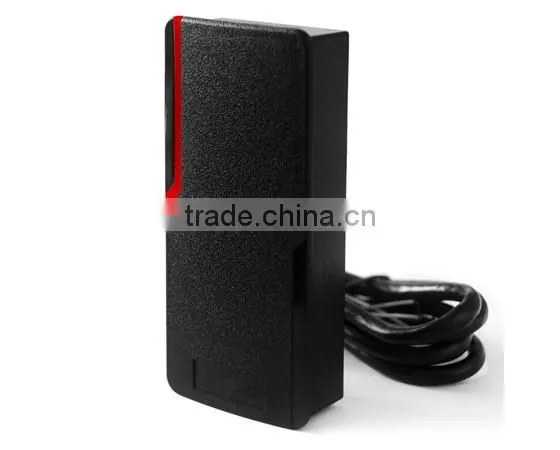HSY-R137 Green Red Yellow LED display anti-vandal wiegand26 output 125khz card plastic reader