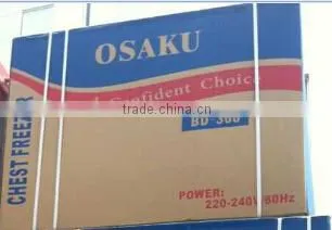 100L-300L R600a solid door chest freezer for European Market
