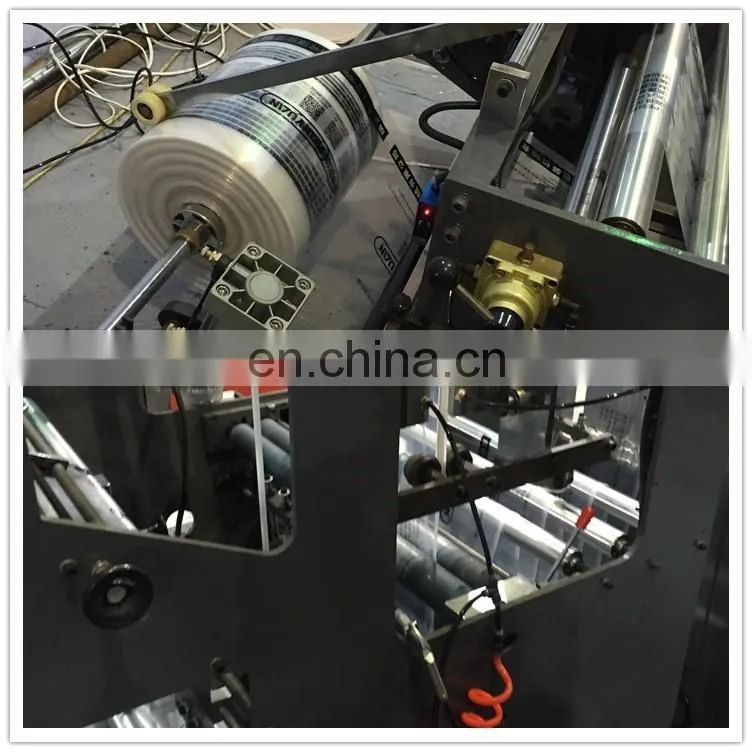 Fully Automatic Zipper Head Feeding Auto zip slef closing Ziplock EVA PP NON WOVEN PE Bag Making Machine