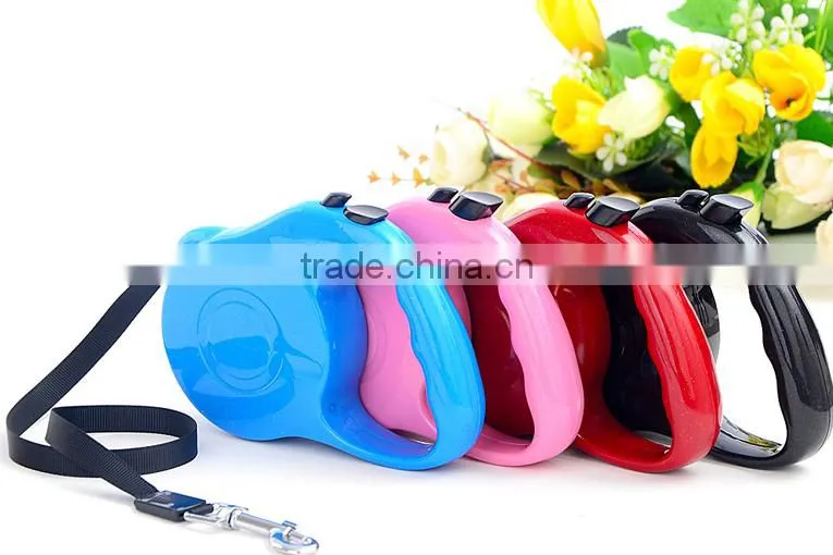Plastic 3 meter 5 meter automatic retractable dog leash dog accessories