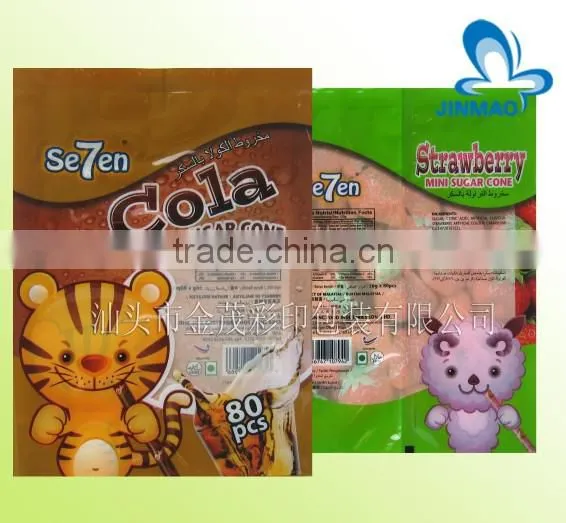 Mid-sealed ice candy plastic bags