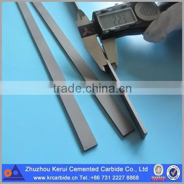Sintered tungsten carbide rectangular strips solid carbide rectangular blank from Zhuzhou Kerui