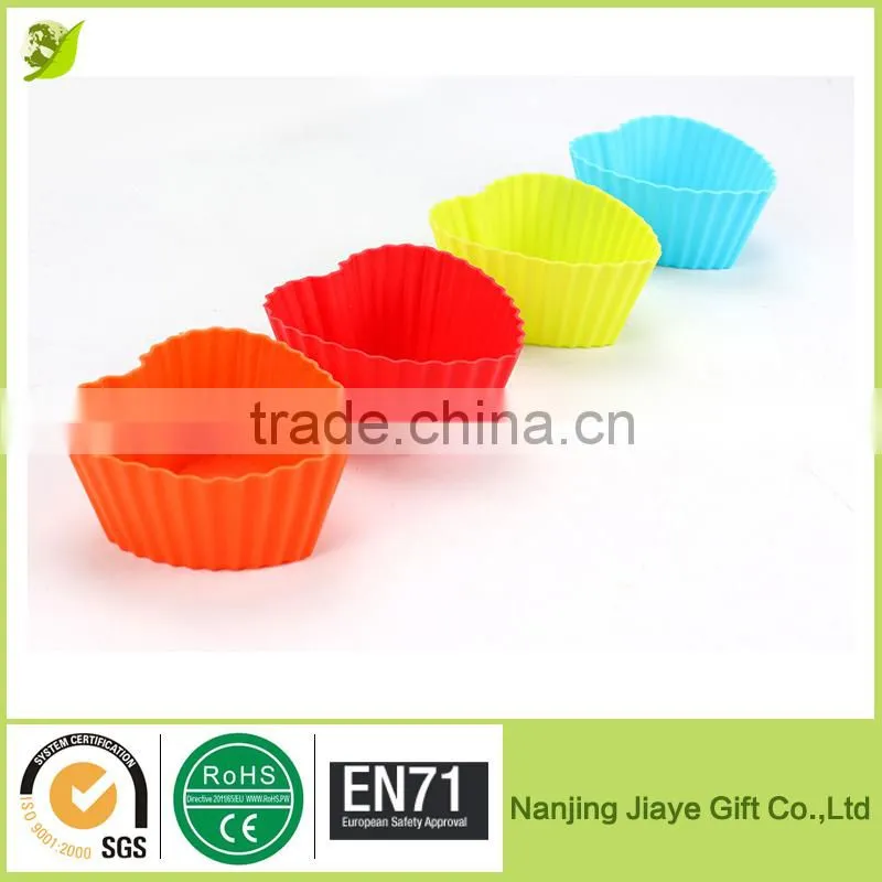 Heart shape silicon pastry mold,baking cup