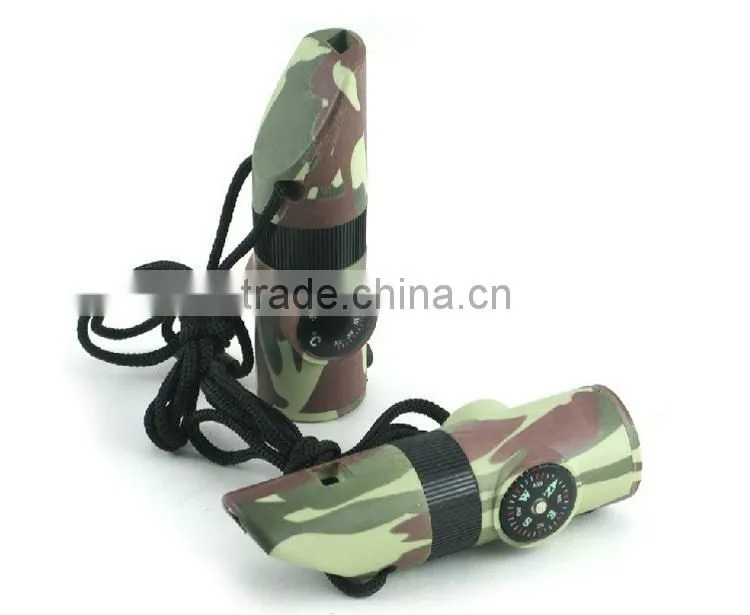 PRODUCT NAME: 7 in 1 whistle outdoor camping survive gear ITEM NO.: PY53001 BRAND