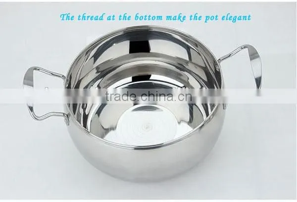 Hot sales Stainless Steel Stocked Pot Set Sauce Pot Set