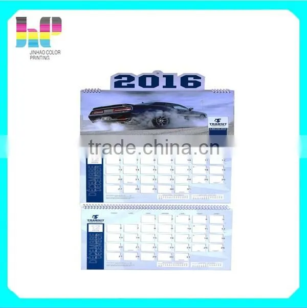 flexiable wire-o binding calendar printing in factory