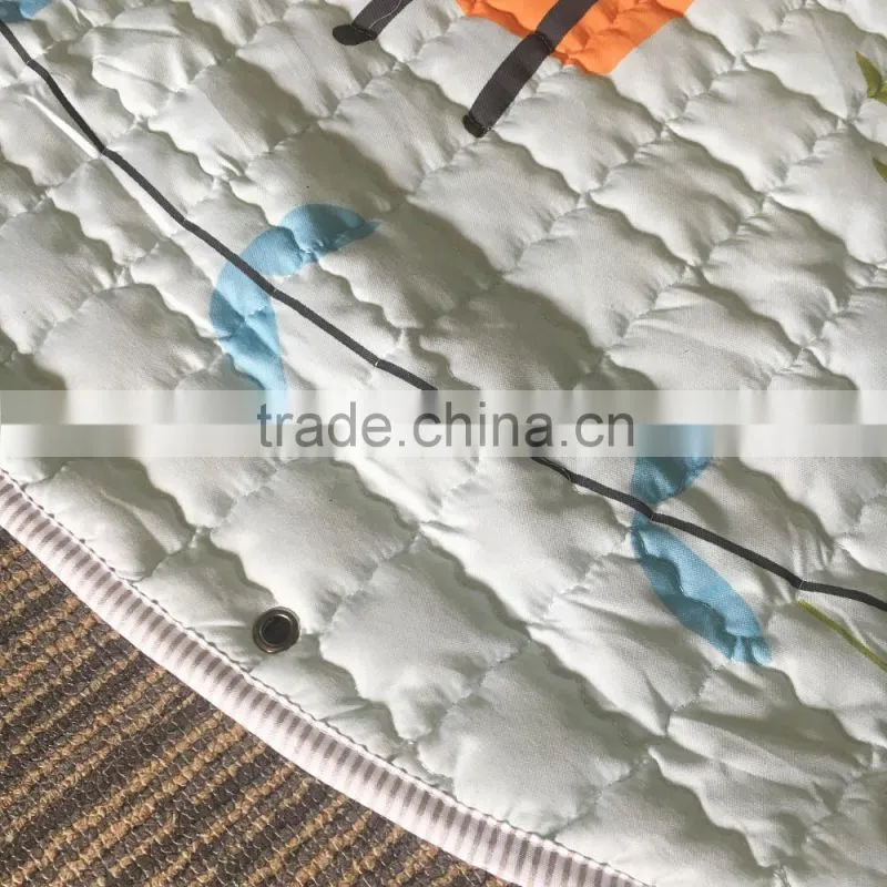 Customized Foldable Children Kids Baby Play Mat Toy Mat Toy Storage Organizer Bag