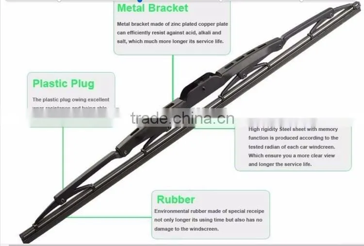 Condery Multifunction car wiper blade with 10+1 adapters wiper blades universal adapter
