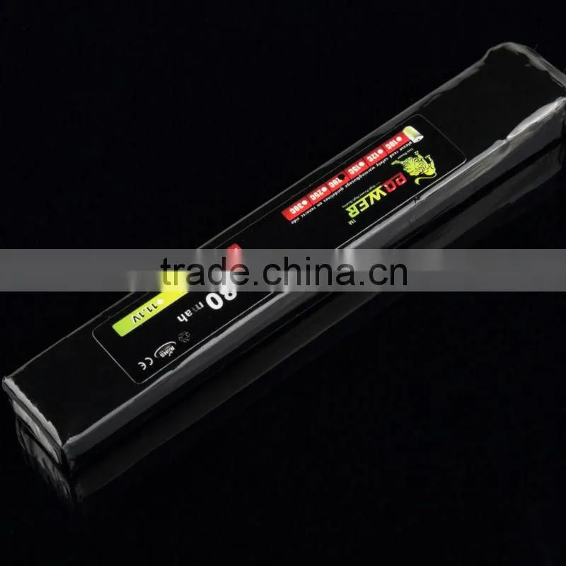 7.4V1280MAH20C Single airsoft battery gun battery