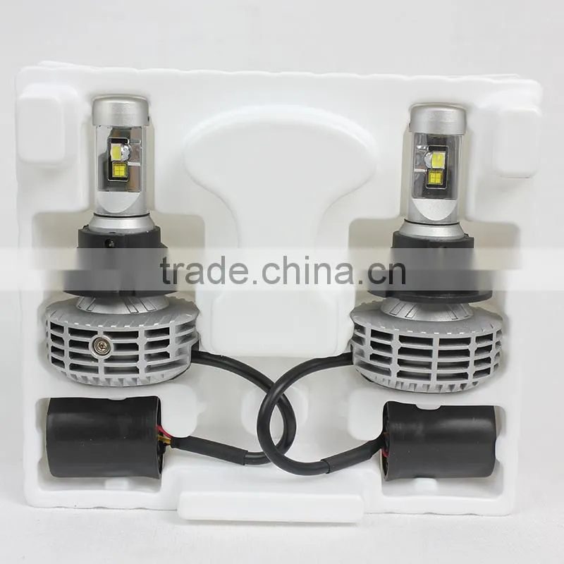 All in one kit design 3000LM 25W Single beam H7, H8, H9, H10, H11, H16, 9005, 9006 led headlight ballasts with waterproof IP65