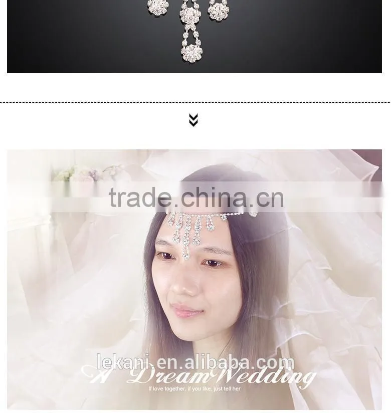 High Quality Shiny Wedding Top Grade Crystal Hair Jewelry