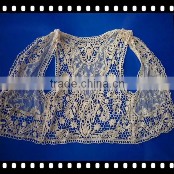 Hot selling cotton crochet lace vest for women