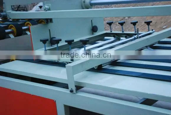 Semi auto folder and gluer machine/carton packing machine