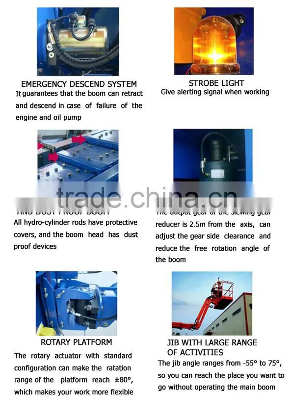 5300kg 12m cherry picker manufactuer