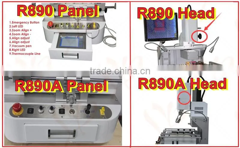 LY-R890A ccd camera bga rework station with CCD alignment system