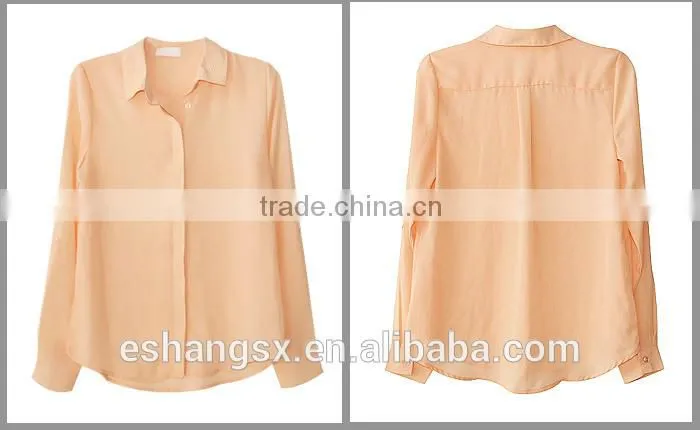 Hot drilling chiffon girls official shirt